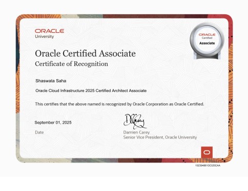 Oracle Cloud Infrastructure Architect Associate